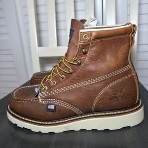 Thorogood 6″ Tobacco Moc Soft Toe MAXWear Wedge 814-4200 Men's Size 8 EE